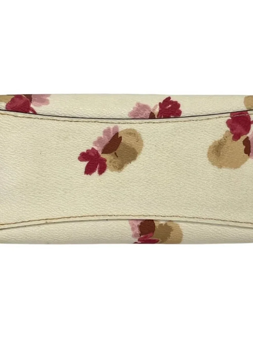 COACH White Pink Multi PVC Pouch